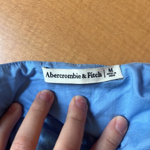 Blue square neck top - Picture 3 of 3